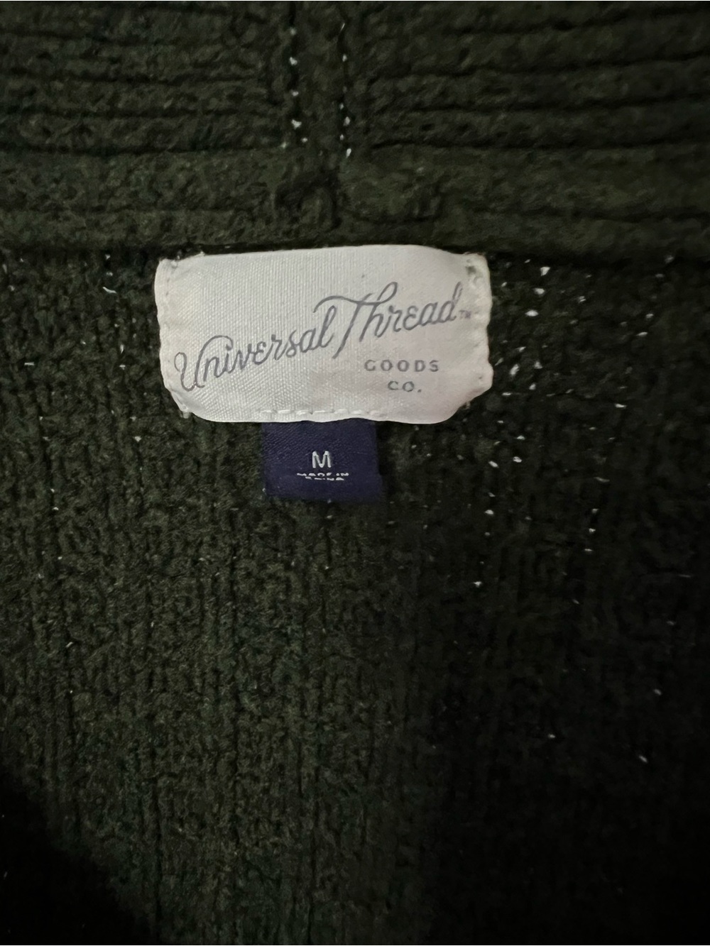Universal Thread Olive Green Chunky Button Cardigan - Picture 4 of 5